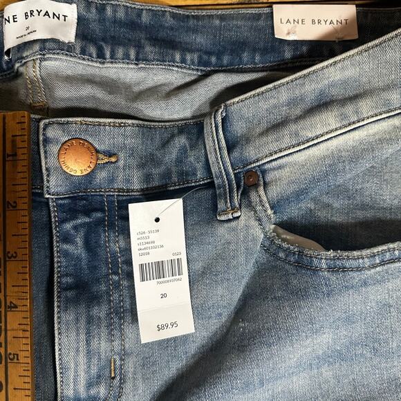 NWT LANE BRYANT Signature Fit Boot Cut MidRise Jeans sz 20 - Picture 4 of 9